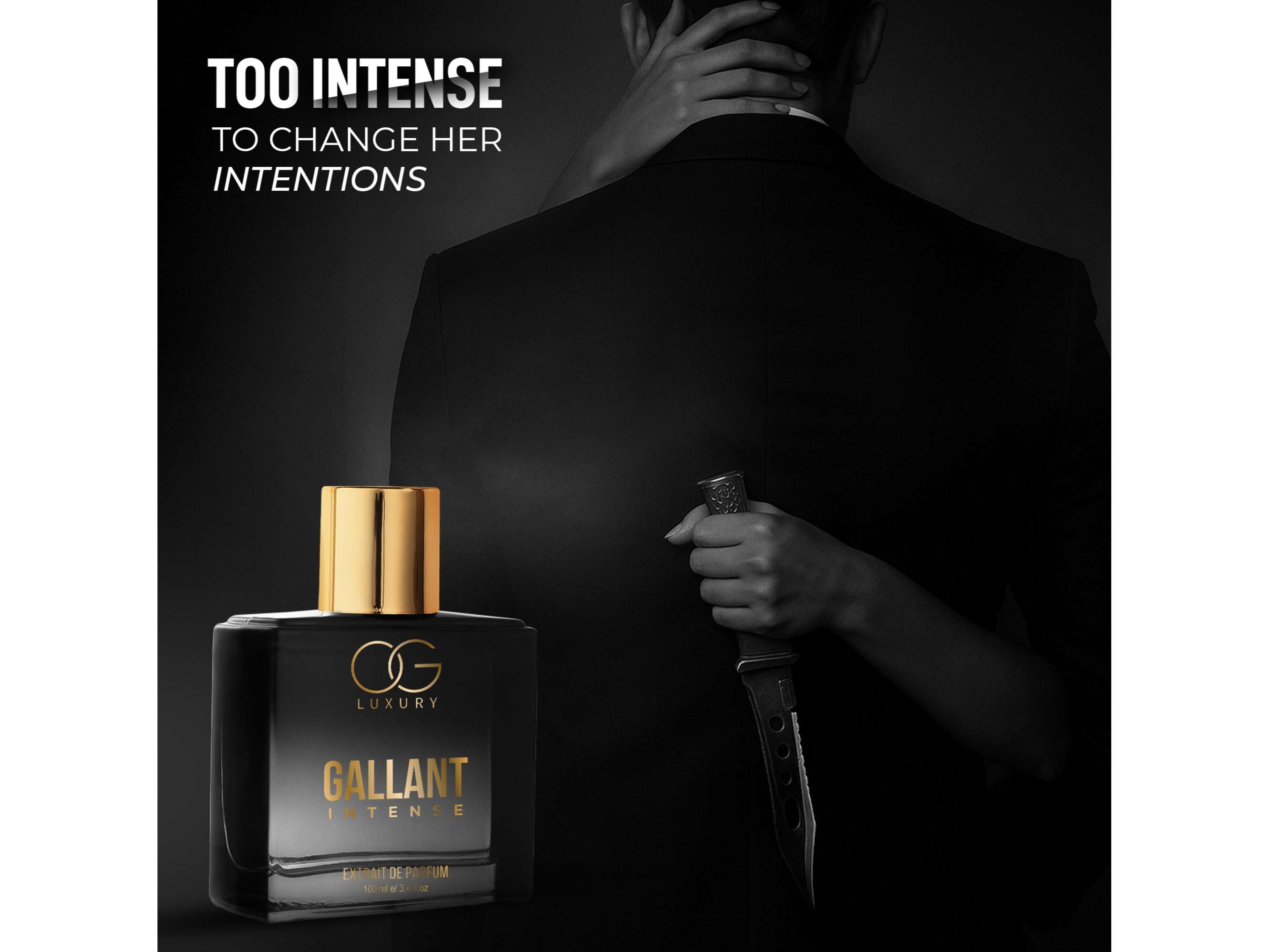 OG Luxury India's Strongest Gallant Intense Extrait De Parfum for men, Premium & Long-Lasting Scent, luxury perfume for Special Occasions & Gifting - 100ML view 2