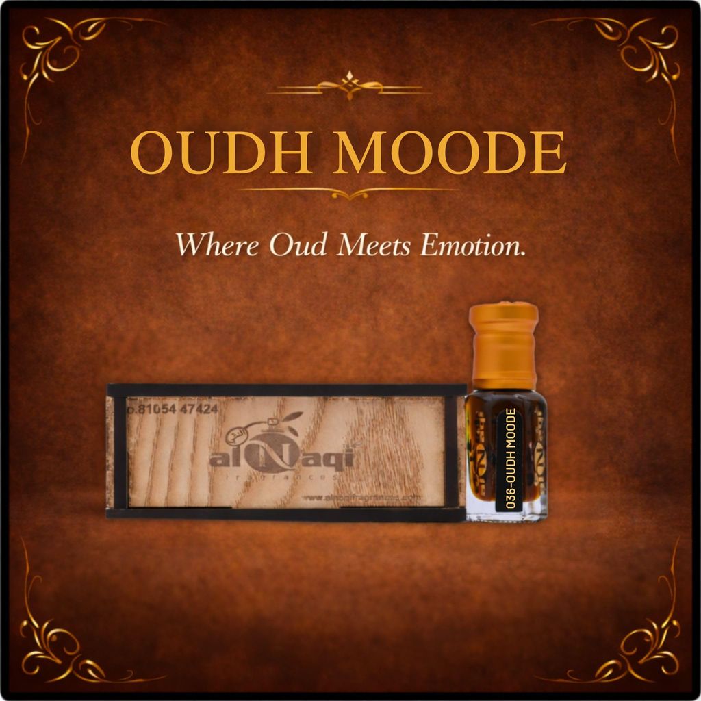 Alnaqi Fragrances Oud Mood Attar-6ml| Perfume Oil | Alcohol-Free Long-Lasting Roll-On, Deep Oud Amber Oriental Notes| Premium Concentrated Unisex Attar for Men & Women view 2