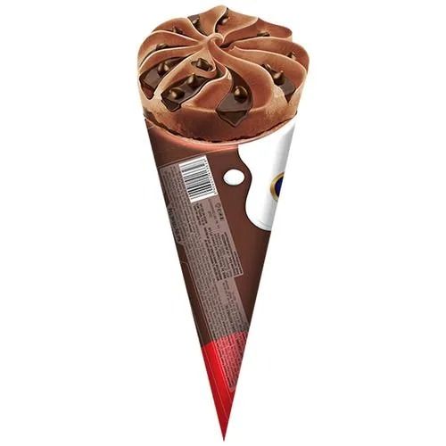 Dairy Day Senior Choco Cone Ice Cream - Rich & Creamy, 120 ml view 2
