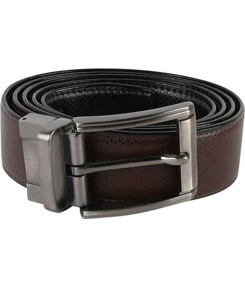 Tie & Cuffs Black PU Casual Belt view 2
