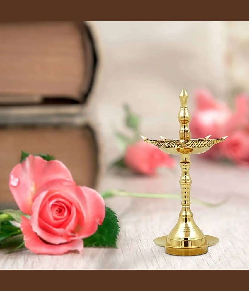 FASHION BIZZ Brass Floor Diya - Pack of 2 view 2