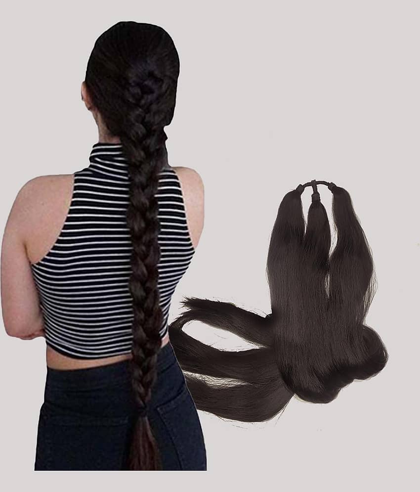 KTU Black Hair Extension ( Pack of 1 )
