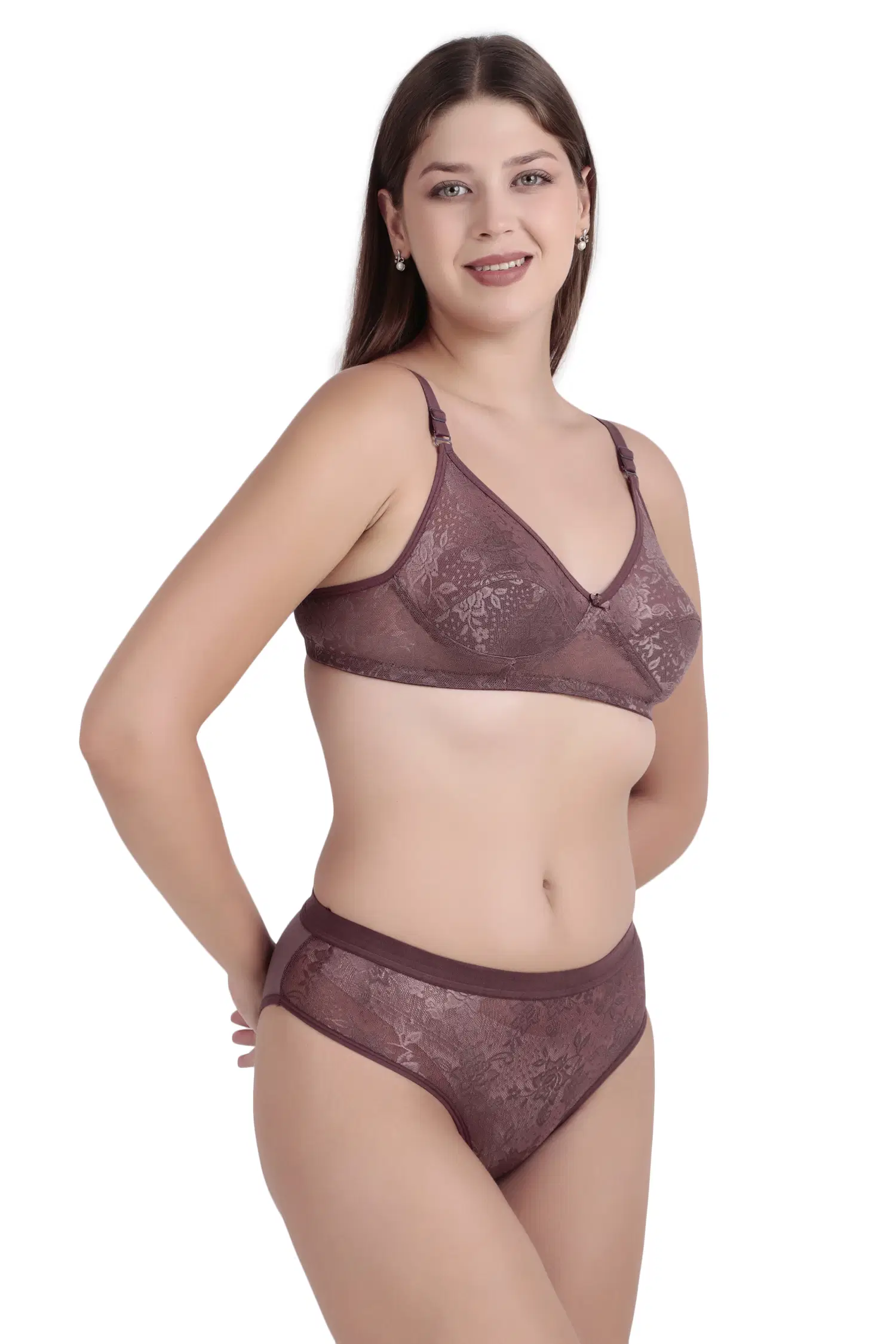 SLINGKINI Pack of 3 Cotton Bra & Panty Set For Women ( Multicolor ) view 2