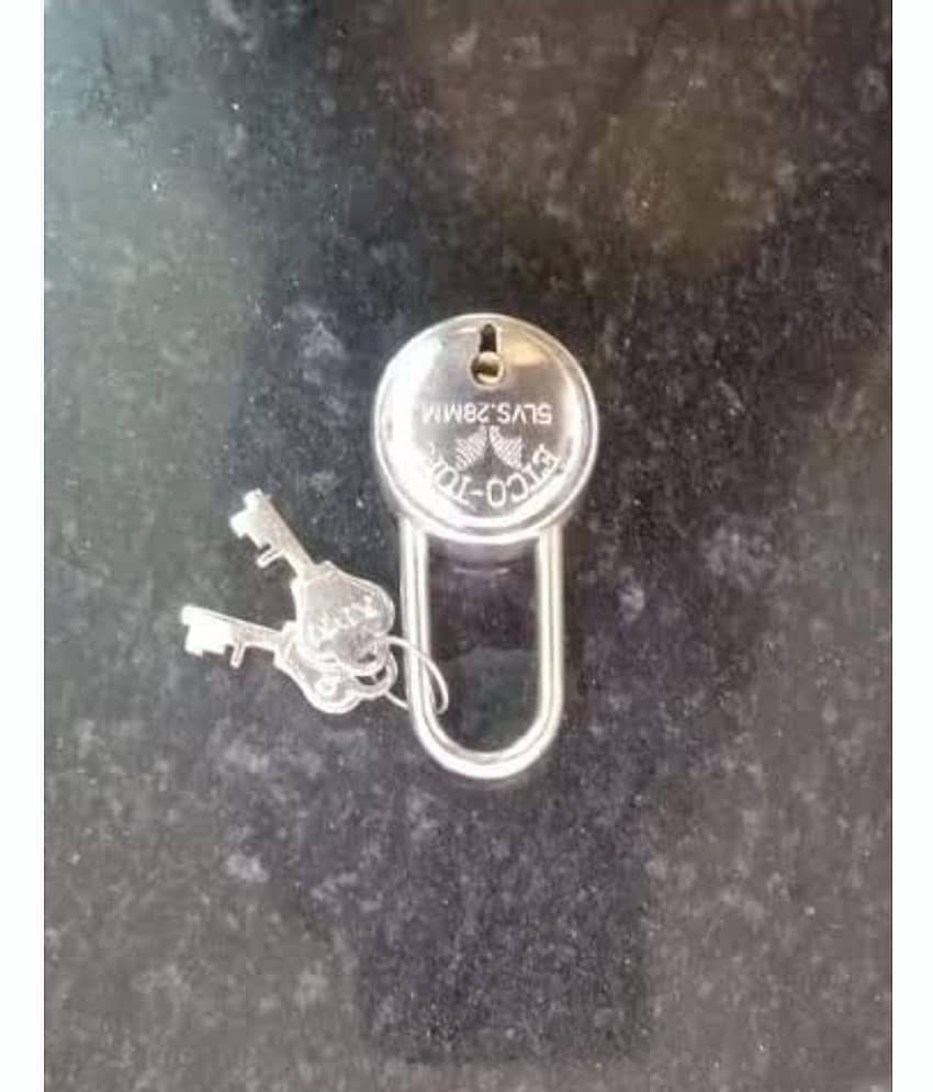 Adison 28 mm padlock buy 2 and get 1 free (3 locks ) each with 3 keys small locks for luggages and suitcases view 2