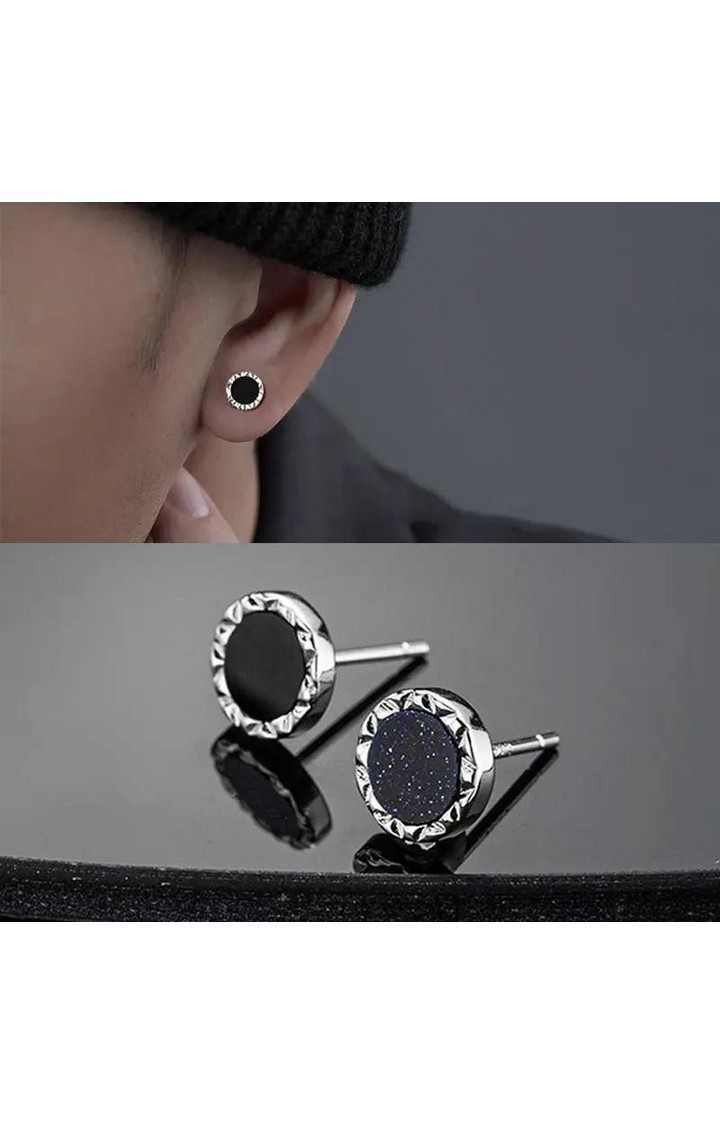 Black Beaten Studs view 2
