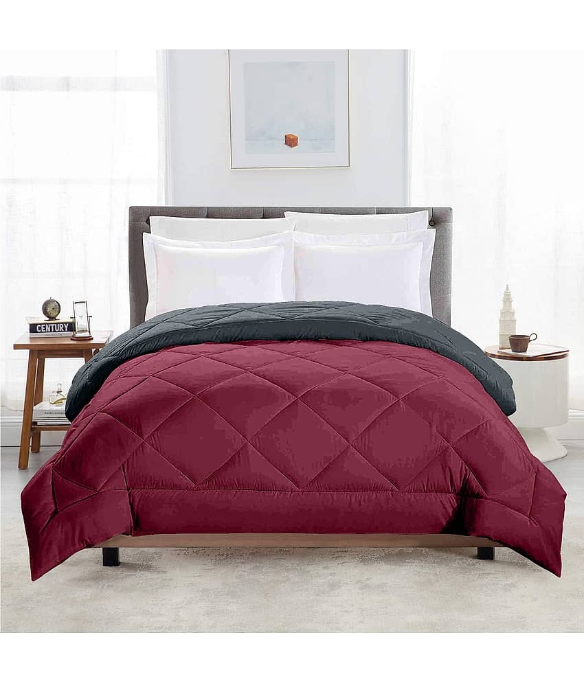Jinaya's Microfiber Solid Single Size Comforter ( 229 x 152 cm ) - Multi ( ) view 2