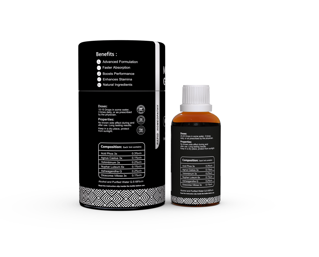 He Charge Homeopathy Power Drops for Men – 30ml | Supports Testosterone Levels, Energy, Muscle Strength, Endurance & Performance | With Natural Extracts of Ginseng & Damiana view 2