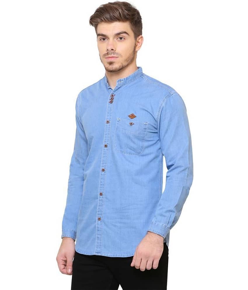 Kuons Avenue Denim Blue Shirt view 2