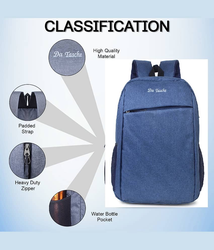 Da Tasche 20 Ltrs Navy Laptop Bags view 2