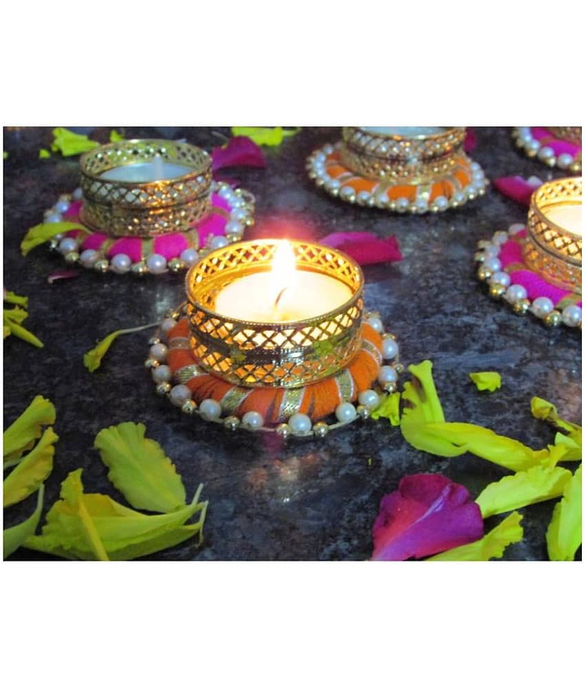 thriftkart Set of 6 Tealight Holder LED T-lite Assorted - Pack of 6 view 2