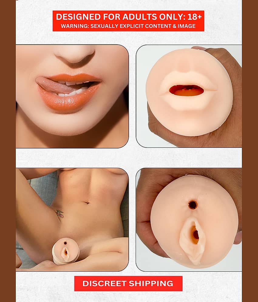 3 IN 1 CHINESE CUP MALE MASTURBATOR REALISTIC POCKET PUSSY STROKER VAGINA+ORAL+ANAL ADULTS view 2