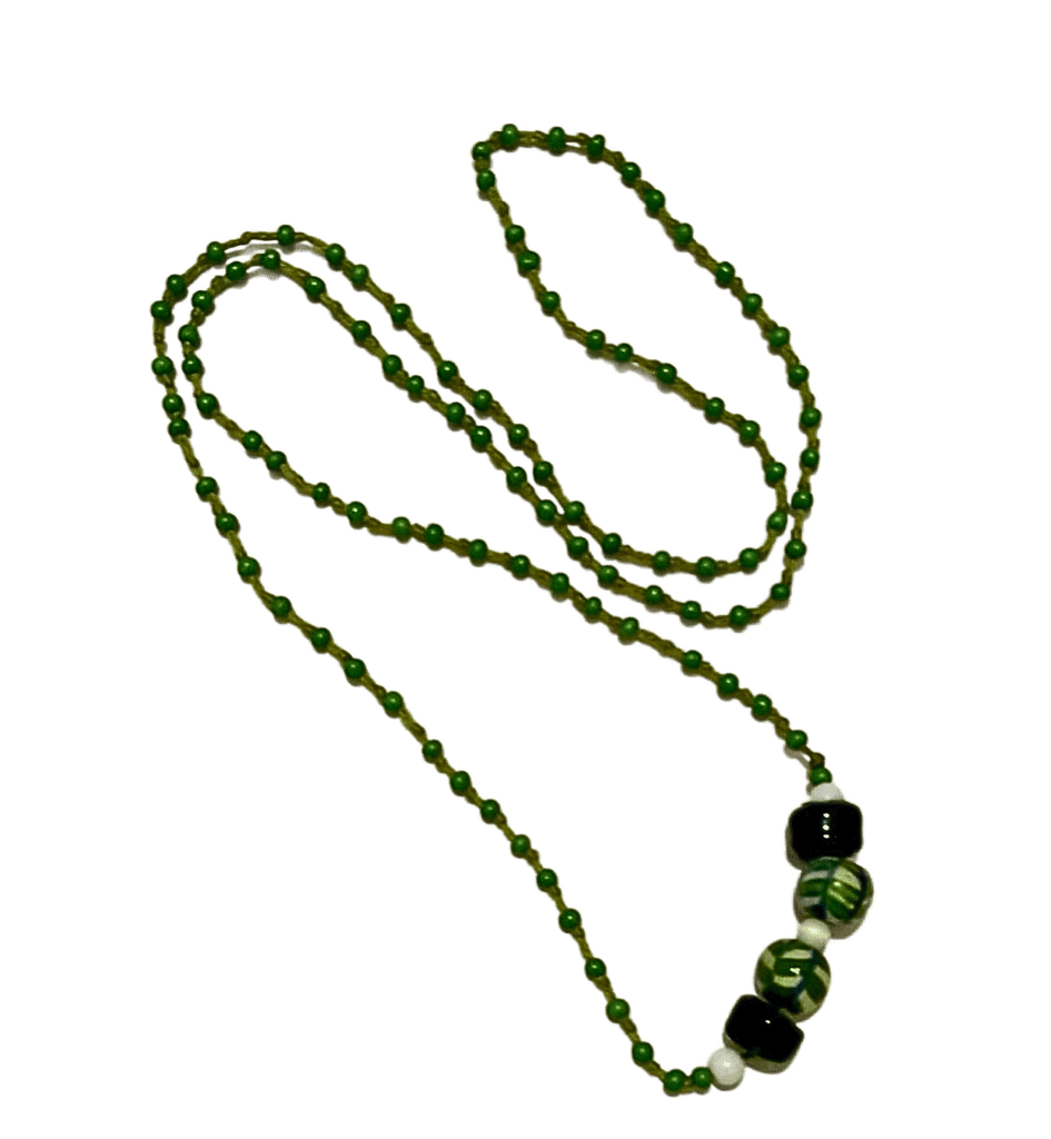 Hand Knot Bead Necklace-(NL-08) view 2