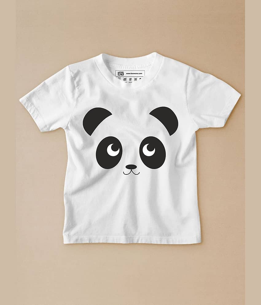 Be Awara Pack of 1 Unisex for Baby Cotton T-Shirt ( White )