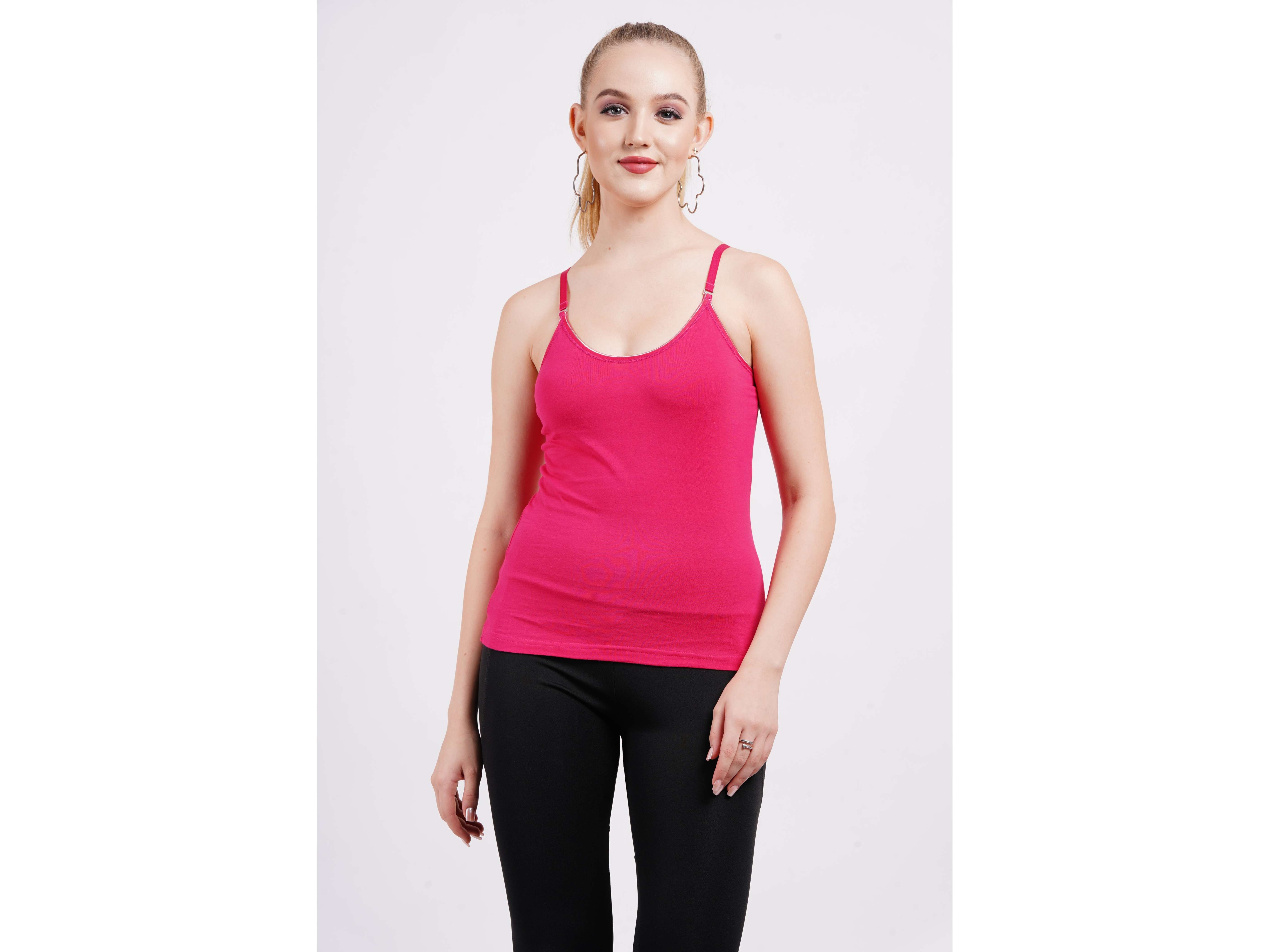 Stud & Gracy Camisole Adjustable Strap Pink - L - 34