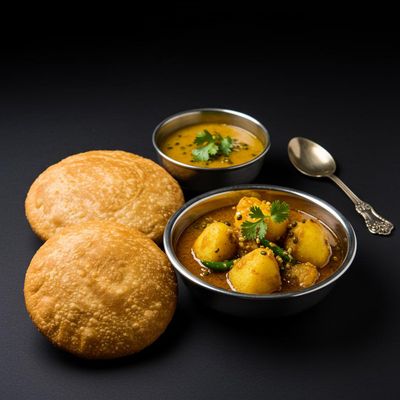 Moong Dal Kachori With Hing Aloo Sabzi
