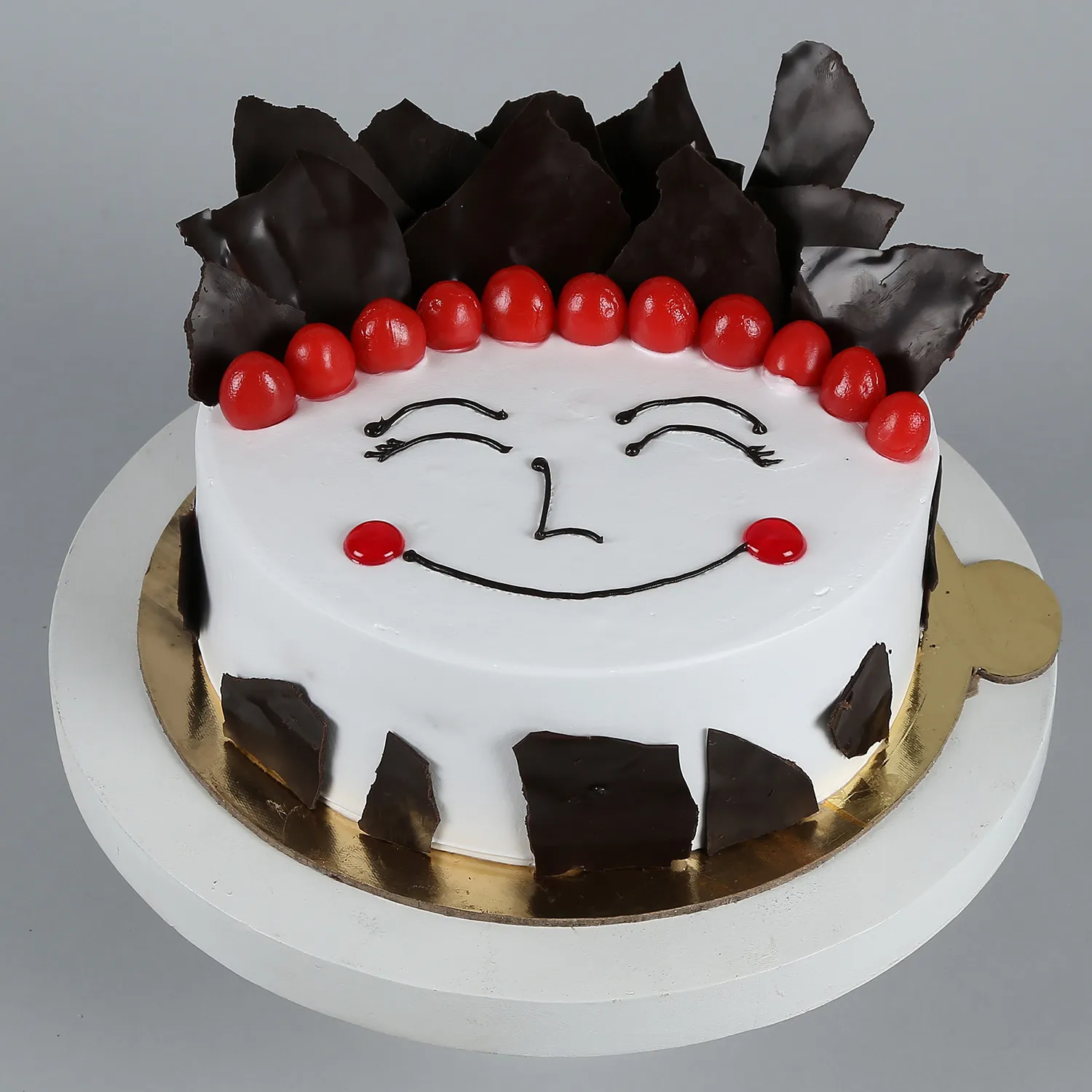 Happiness Loaded Black Forest Cake Half Kg view 2