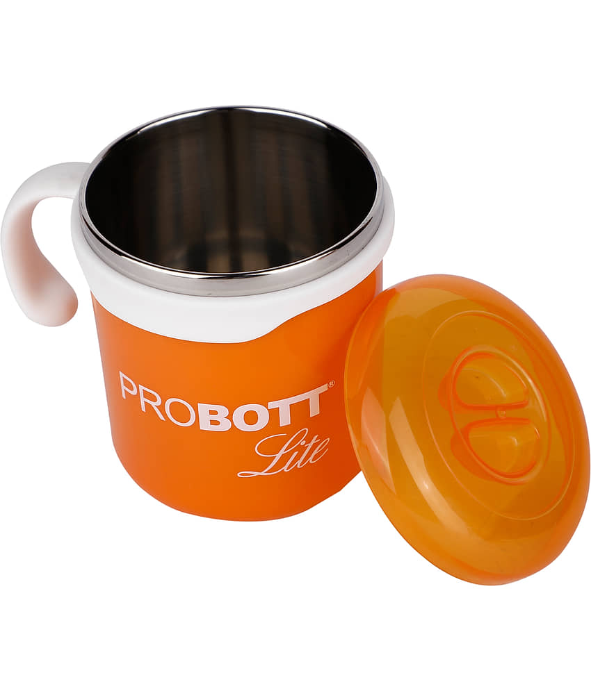 Probott - Pink Steel Coffee Mug ( Pack of 1 ) view 2