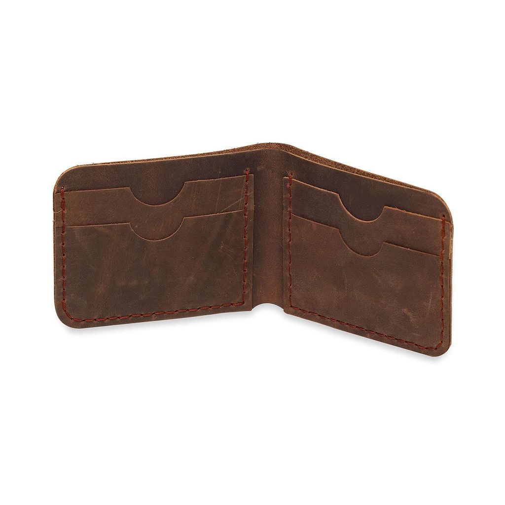 Handstitched Oilpullup DIY Wallet view 2