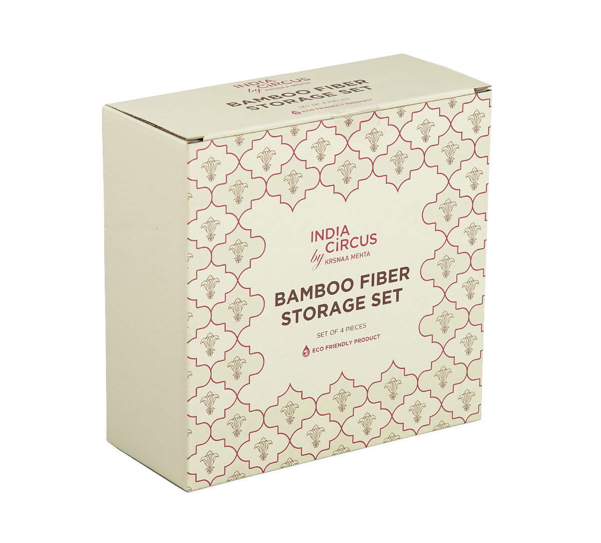India Circus Aerial Moments Bamboo Container Set Of 4 view 2