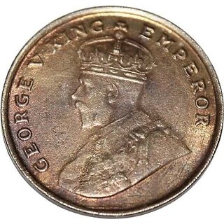 8 Anna 1919 British India Georgev Coin Very Rare - Collectible - Gift Item view 2