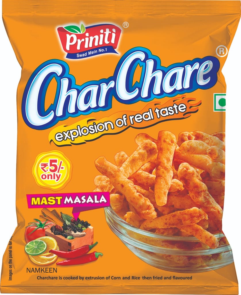 Priniti Char Chare Mast Masala Namkeen, 5/- Only