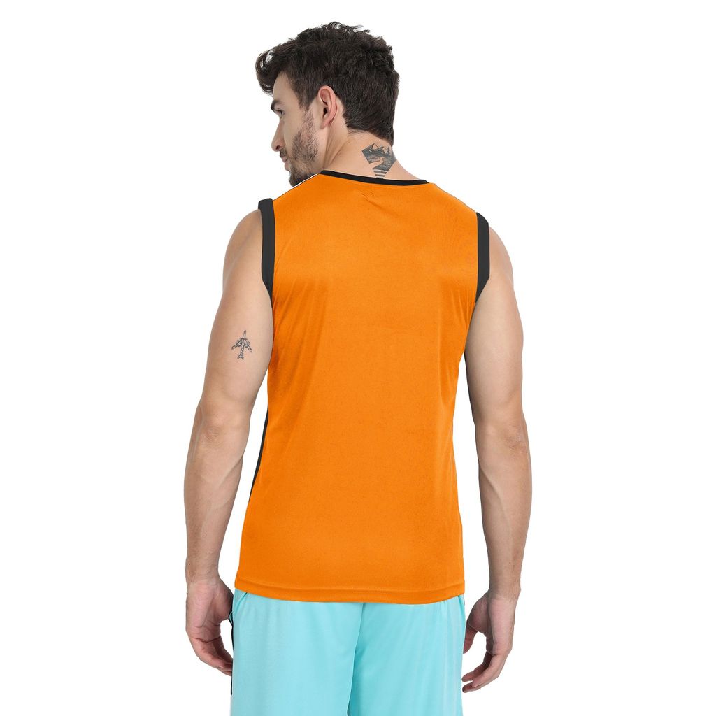 FTX Men Colorblock Round Neck Sleeveless Tshirt view 2