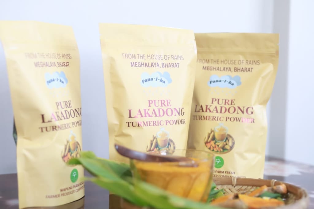 Pana-l-ka Pure Lakadong Turmeric Powder from Meghalaya, 250g view 2