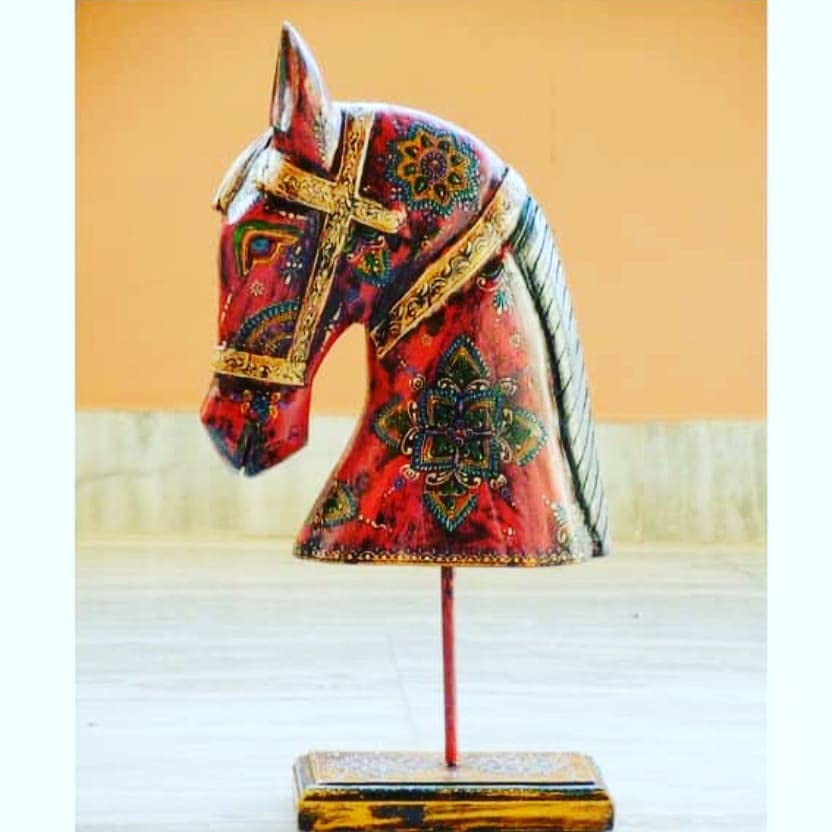 Girish Handicrafts Horse Head for Table Decor view 2