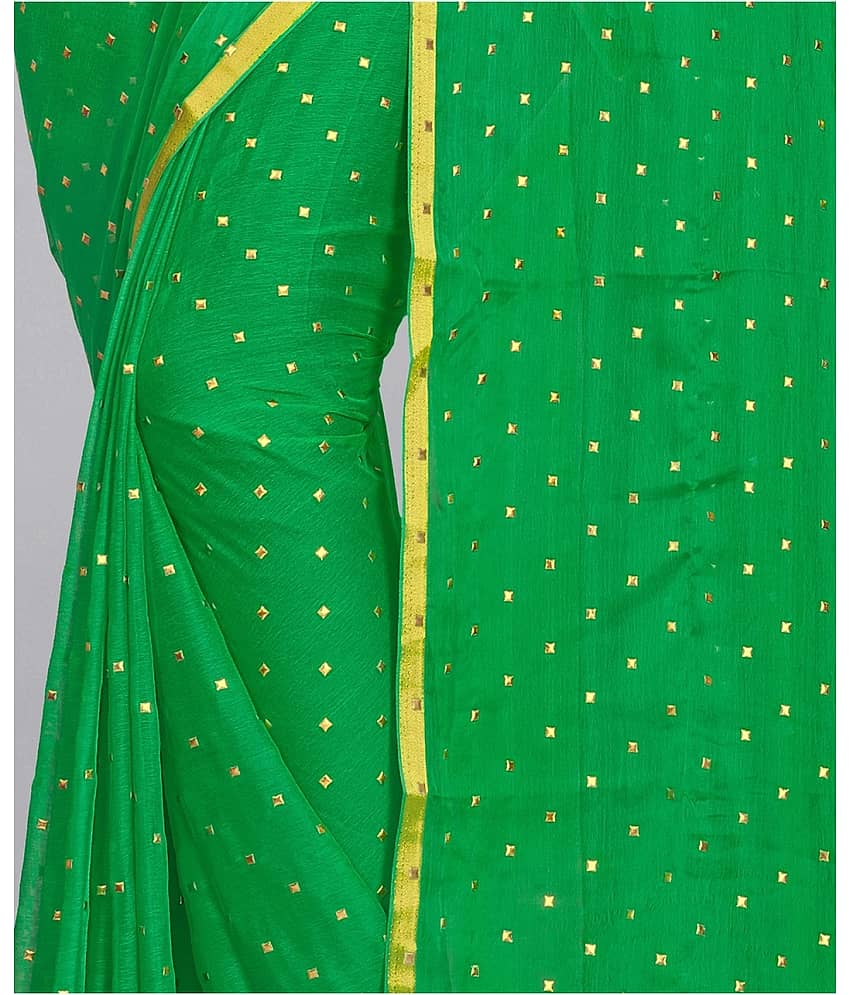 Rhey Chiffon Printed Saree With Unstitched Blouse Piece ( Yellow ) view 2