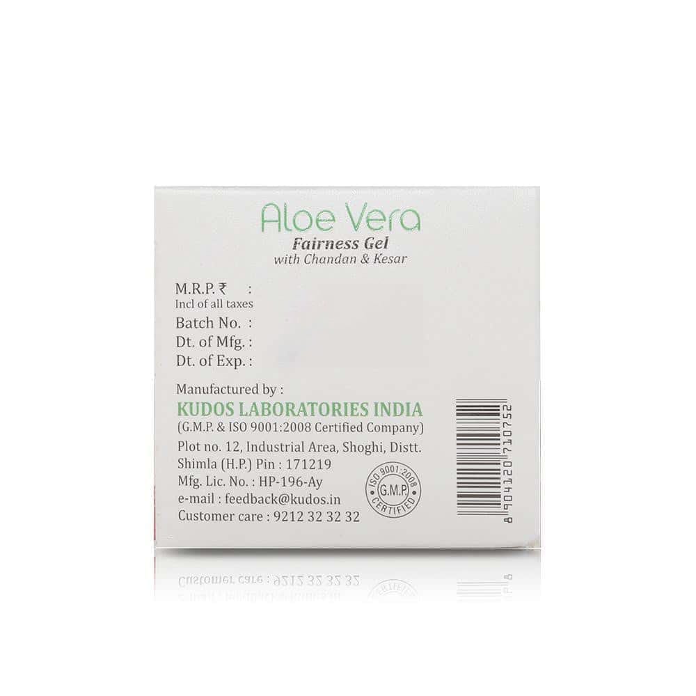 Kudos Aloevera Fairness Gel Chandan Kesar 100G view 2