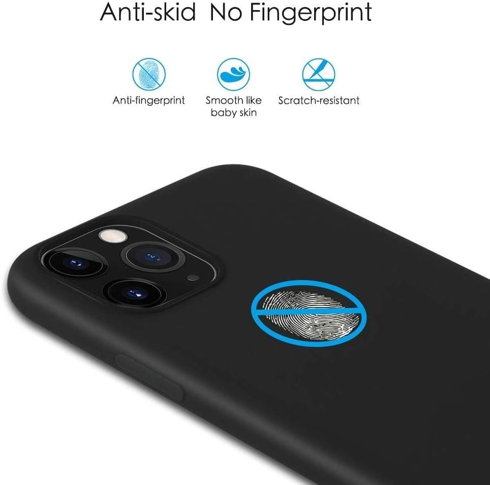 Memumi Crystalloid Series Back Cover for Apple iPhone 11 Pro Max Shockproof - Black (6.5") view 2