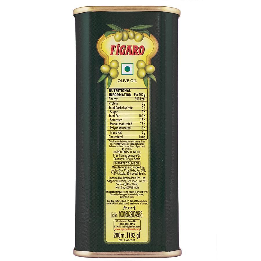 Figaro Olive Oil, 200 ml Tin view 2