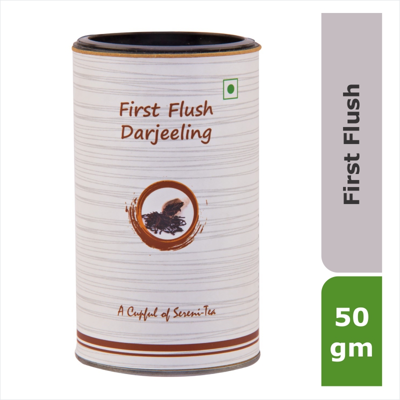 Camellia Twigs Premium 1st Flush Darjeeling Black Tea | 50g in Eco-Friendly Can Pack Of 2