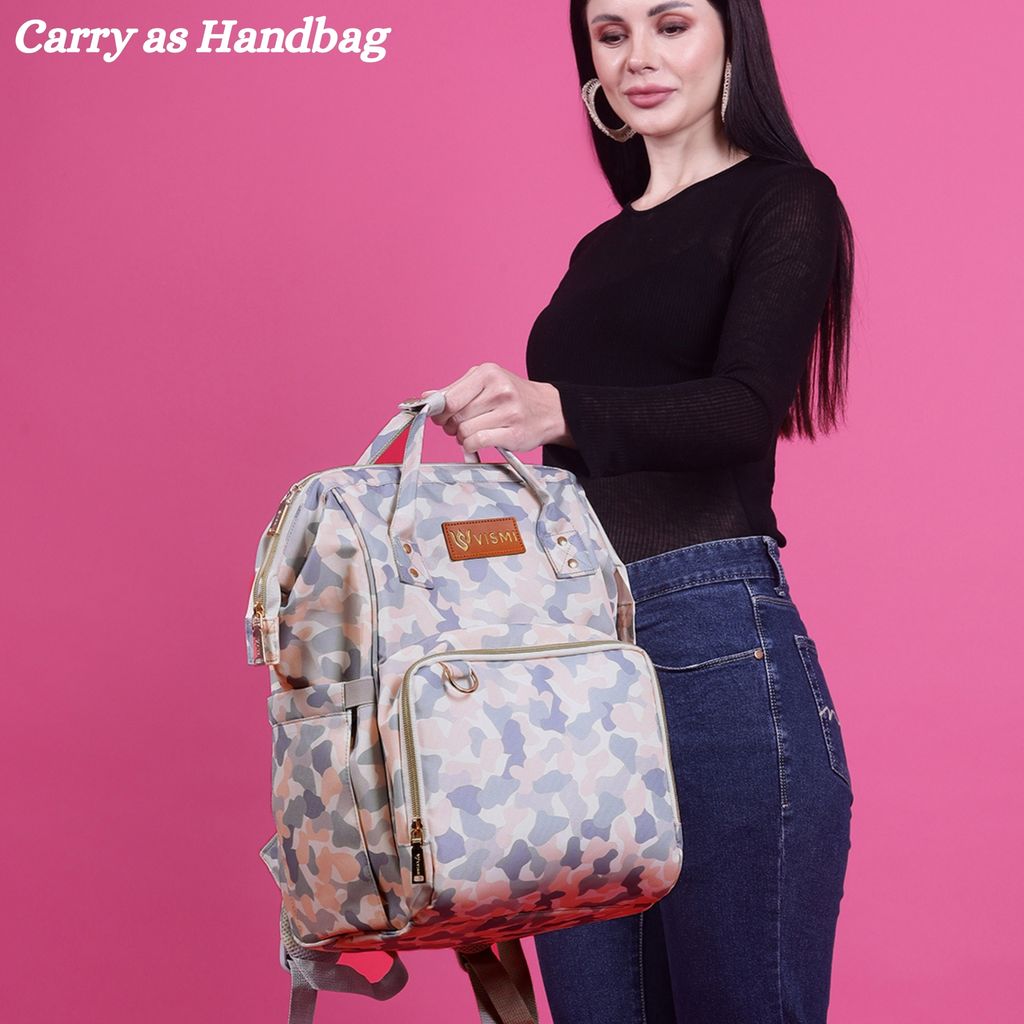 VISMIINTREND Diaper Backpack for Mother | Water Resistant | Anti Theft | Maternity Travel Backpack | Baby Shower Gift for | Girl | Boy view 2