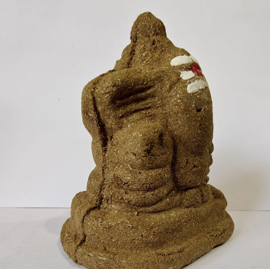 Handcrafted Cow Dung Ganesha Idol for Puja and Eco-Friendly Celebrations pack of 10 view 2