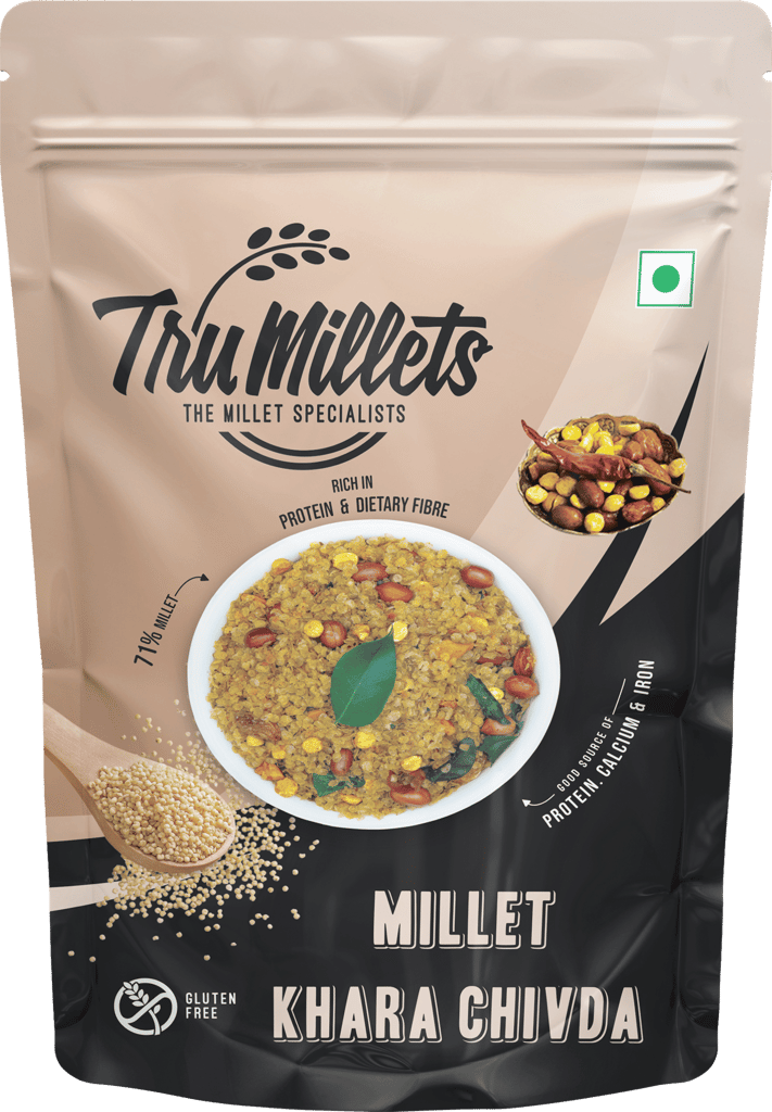 Trumillets Ready to Eat Khara Chivda 125g, Sweet Chivda, Millet Bites 125g and Murukku Sticks 125g view 2