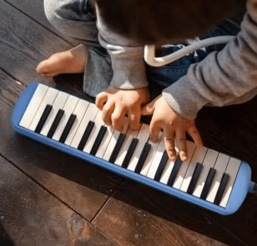 32-Key Blow Piano (Pianica) Portable Melodica with Carrying Bag view 2