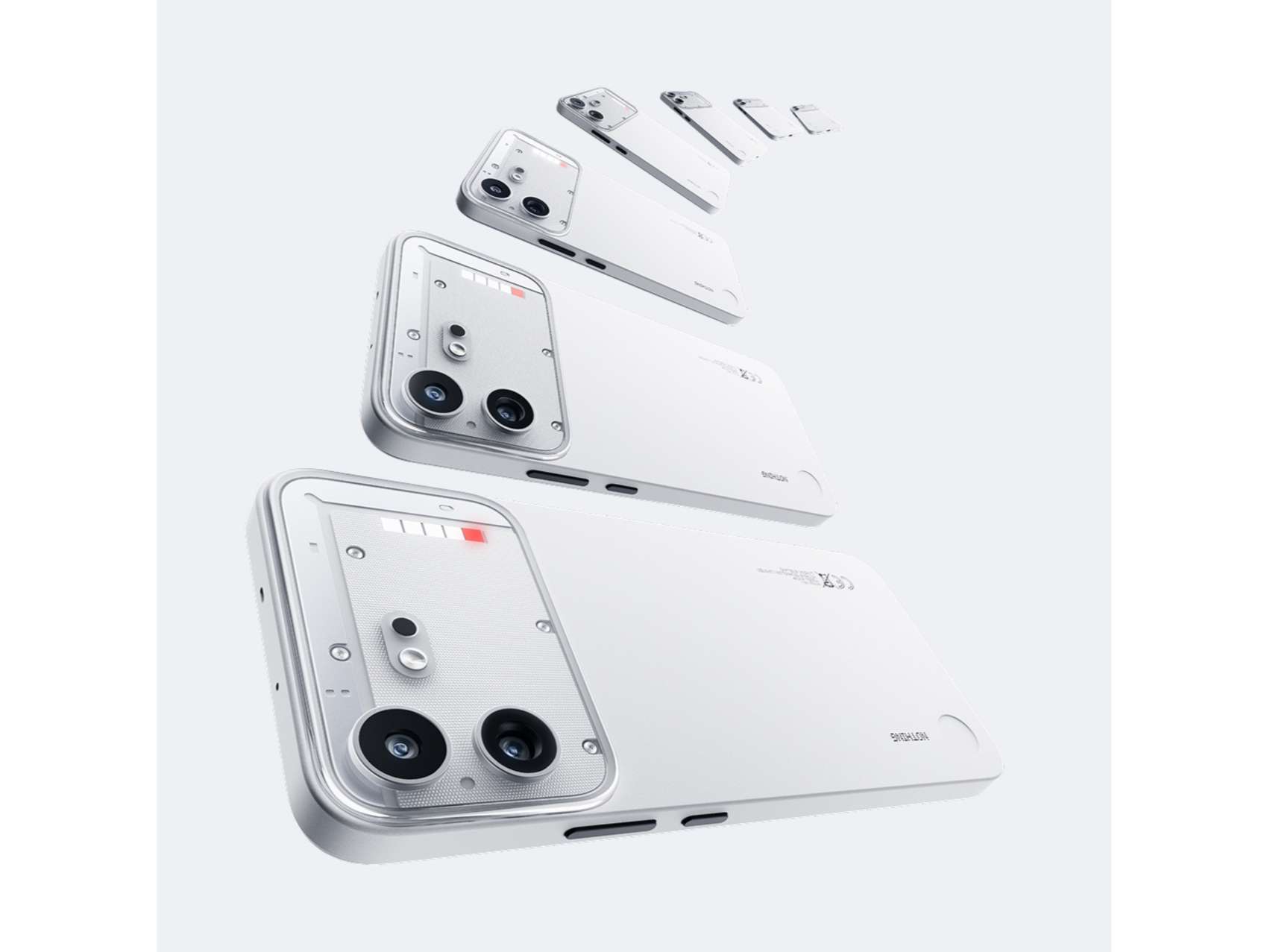 Nothing 4B Smartphone 8GB RAM, 256GB Storage - White view 2