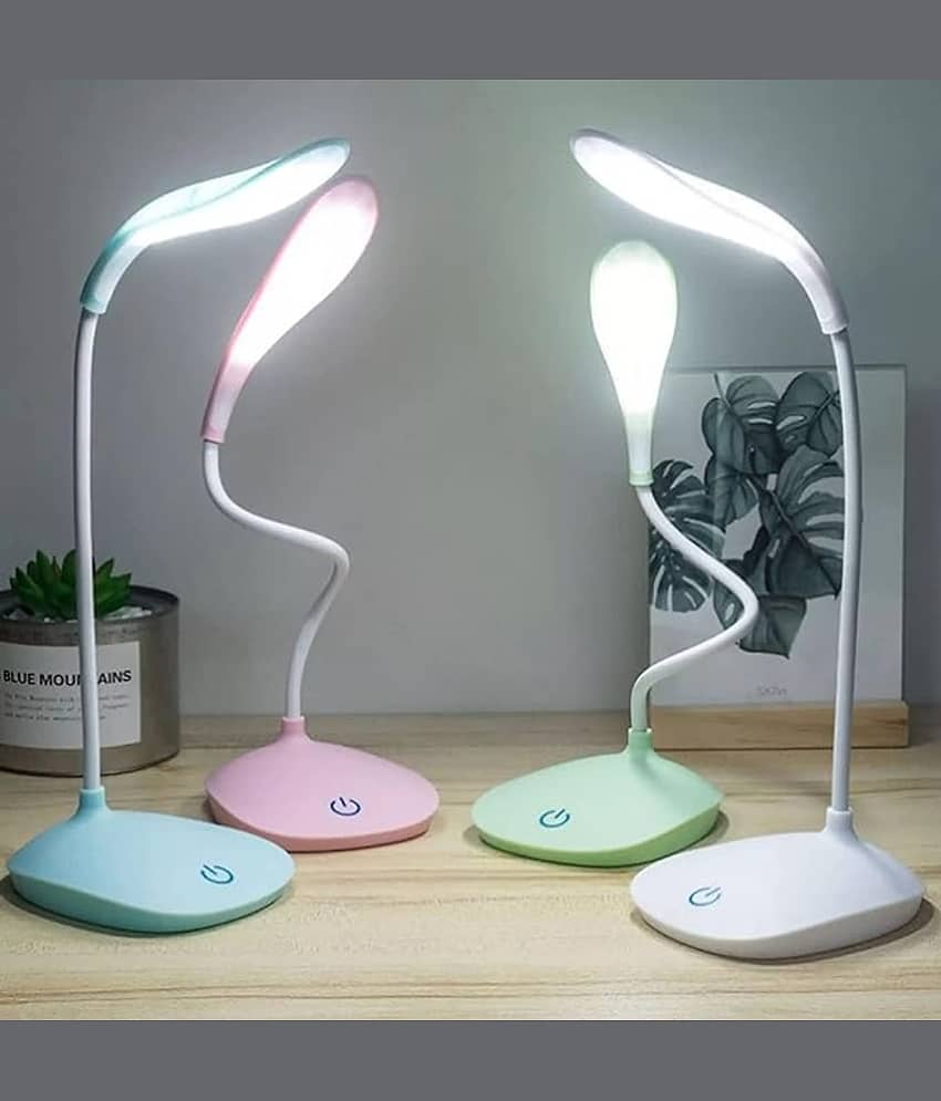 DAYBETTER White Study Table Lamp ( Pack of 1 ) view 2