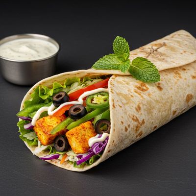 Paneer Salad Wrap