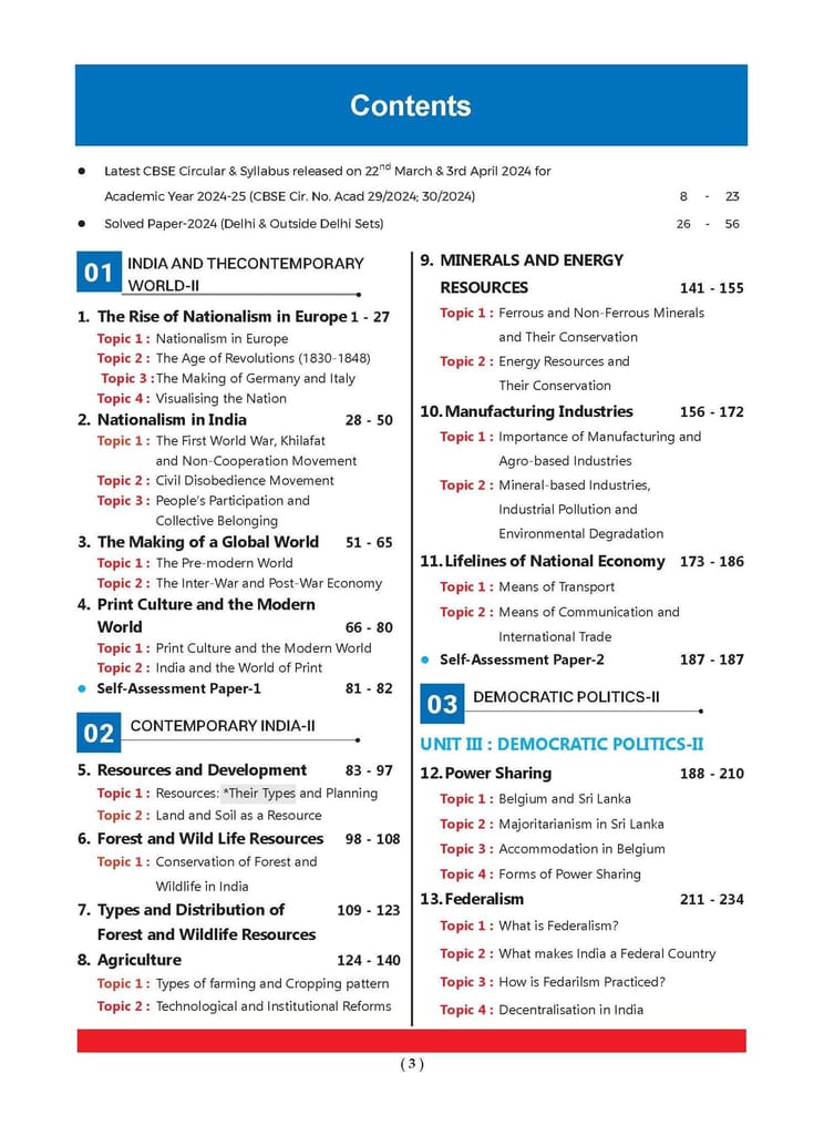 Oswaal CBSE & NCERT One for All Class 10 Social Science | With Topic Wise Notes For 2025 Board Exam Oswaal Editorial Board view 2