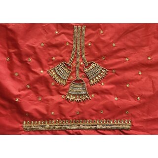 OMSAIFAB Cotton Silk Self Design Blouse Material view 2