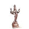 Searchers Paradise Copper Idols of god Arthanaheeswarar ,6 inches, 450 Grams, Patina Antique Finish, Pack of 1 Piece view 2