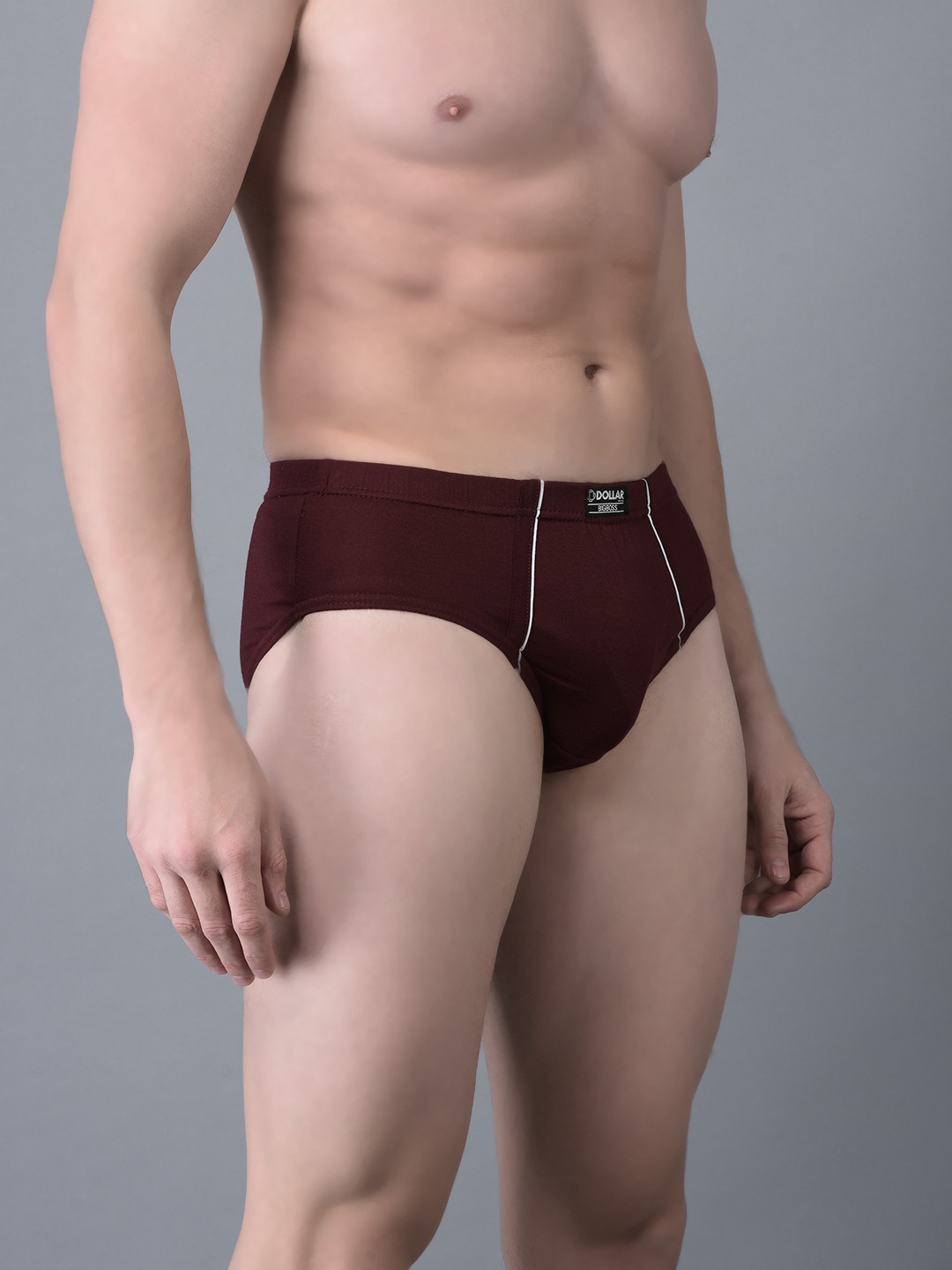 Men's Assorted Pack of 5 Combed Cotton Solid Brief With Anti-Microbial Odour Control view 2