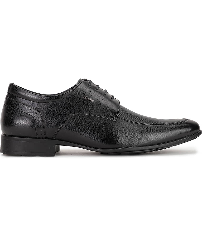 Bata Black Men's Derby Formal Shoes view 2