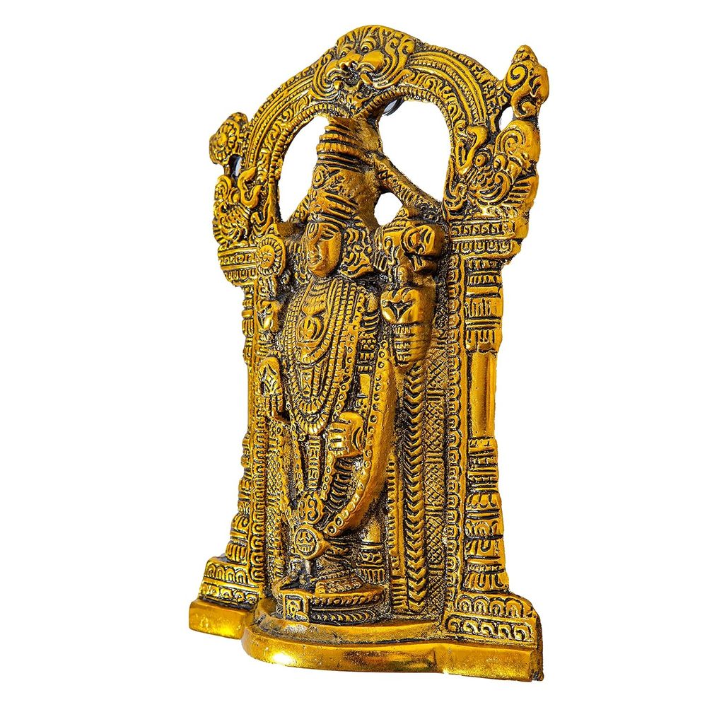 Craftlayout Metal Tirupati Balaji Idol 9 Inch view 2