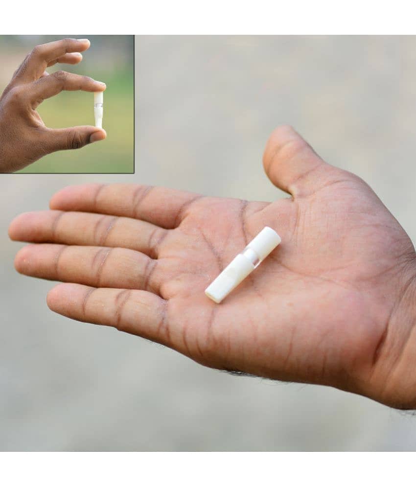 JMALL - White Acrylic Cigarette Lighter ( Pack Of 10 ) view 2