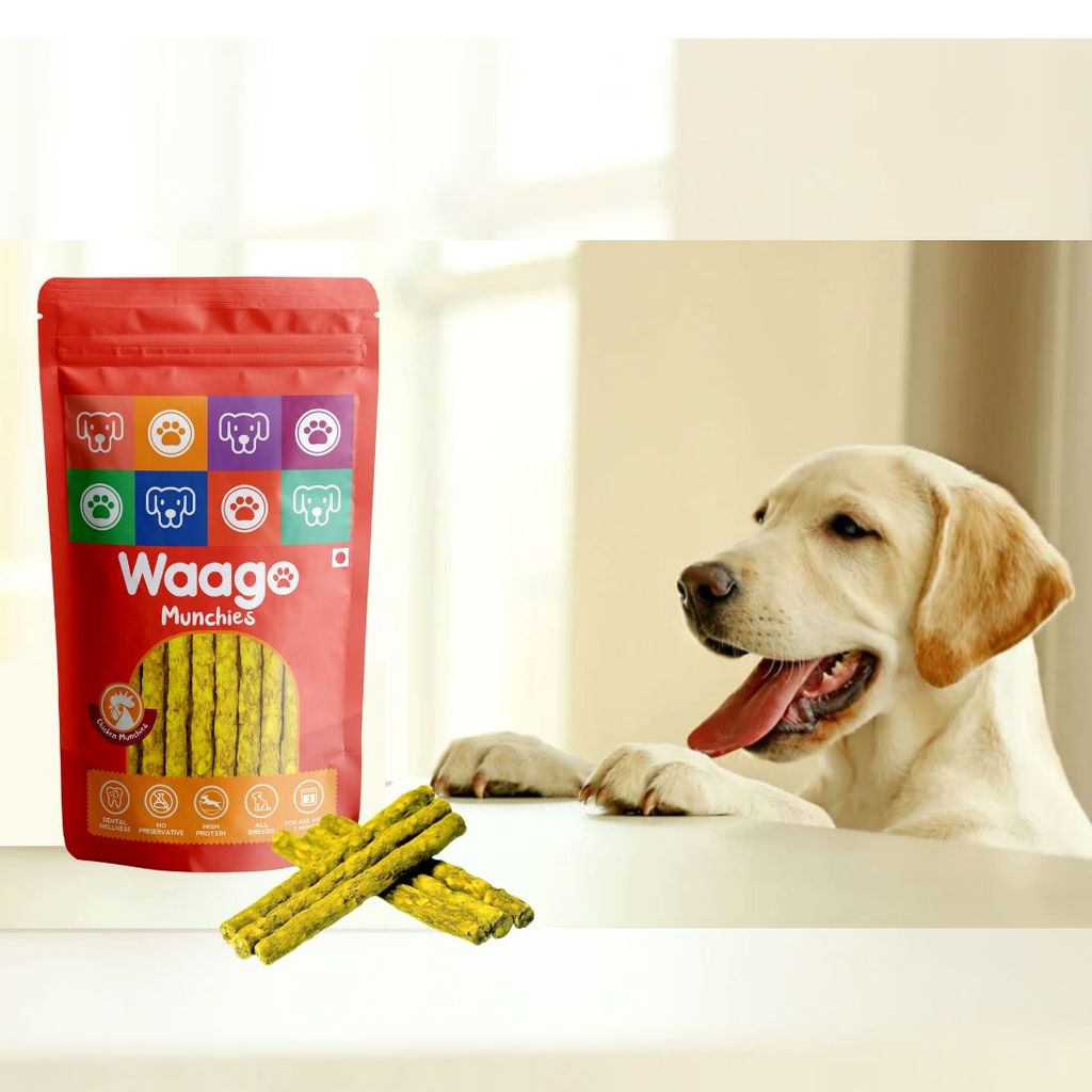 Waago Dog Chew Chicken Munchies 300 gm view 2