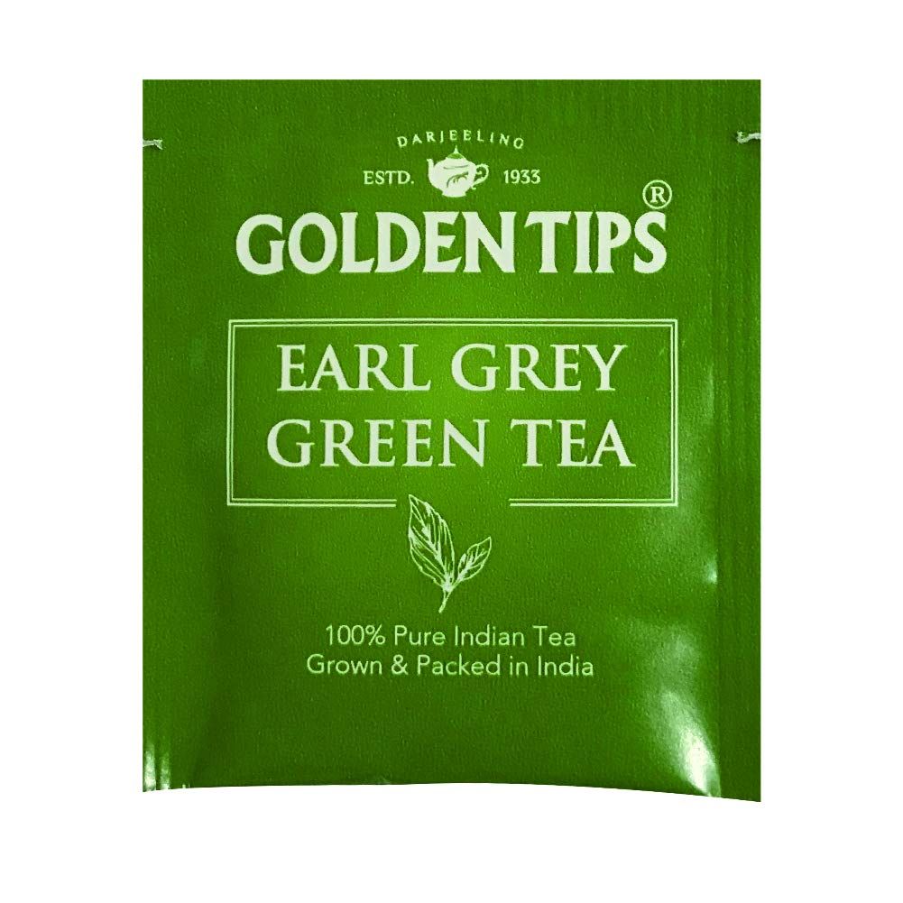 Golden Tips Pure Earl Grey Green Tea 20 Sachets (30g, 20 Cups) view 2