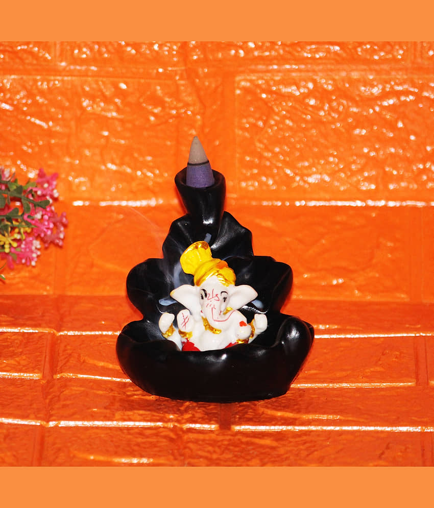 BECKON VENTURE Backflow Ganesha Showpiece 9.5 cm - Pack of 1 view 2